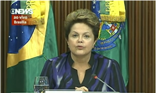 Pronunciamento Da Presidente Dilma Rousseff. Recomenda Pactos E Plebiscito Para Constituinte Da Reforma Política. 24 De Junho De 2013.