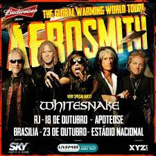 Show Aerosmith e Whitesnake no Brasil 2013 – Local, Ingressos e Preços