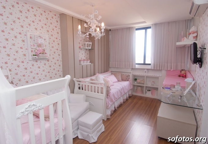 decoraçao-rosa-quarto-bebe