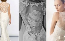 Tendência: Vestido de Noiva com Decote Rendado nas Costas – Fotos e Onde Comprar