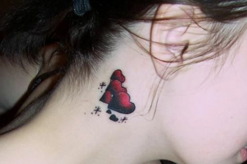 tatuagem-coracoes-vermelho