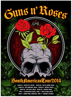 Shows Guns N’ Roses Brasil 2014 – Informações e Ingressos
