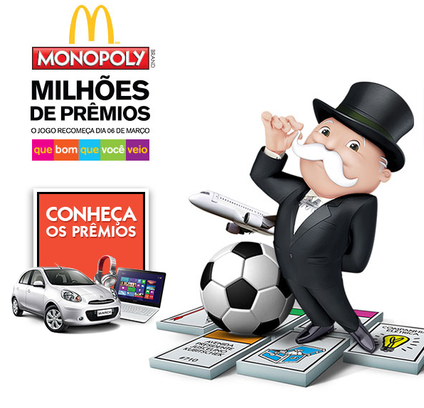 Monopoly Promoção McDonald’s 2014 – Como Funciona e Como Participar