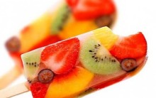 Picolé Feito com Frutas em Pedaços – Como Fazer Receita