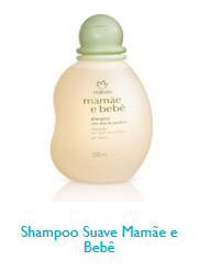 Linha natura cosméticos mamãe e bebe. Shampoo Suave