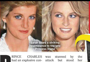 Sarah – Suposta Filha de Diana e Príncipe Charles – Informações