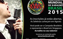 Karaokê KWC Etapa Brasil – Inscrições e Prêmio
