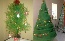Árvores de Natal Recicladas – Dicas e Modelos