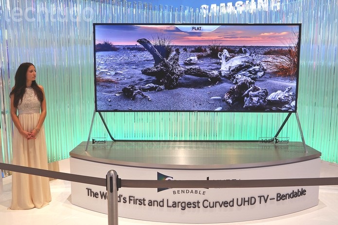 Televisão Tela Flexível - Lançamento Samsung