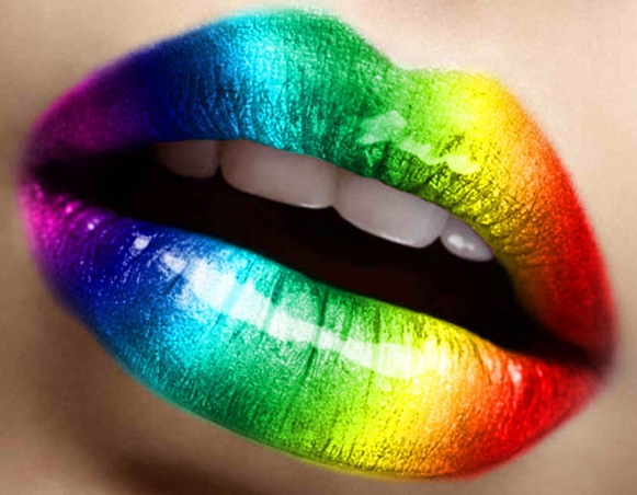 Moda Exótica Lábios Arco Iris – Como Fazer