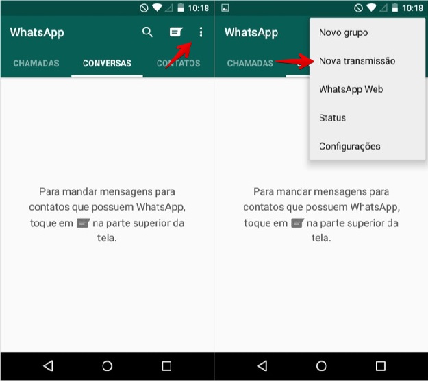 WhatsApp  -  Como Falar Com Varias Pessoas android