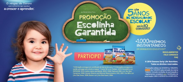 Promoção Danone Milnutri Escolinha Garantida Como Participar