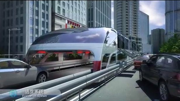 Ônibus do Futuro na China  P