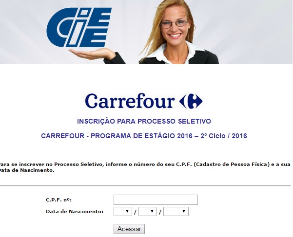 Programa Estágio Carrefour 2016 - Como  Inscrever