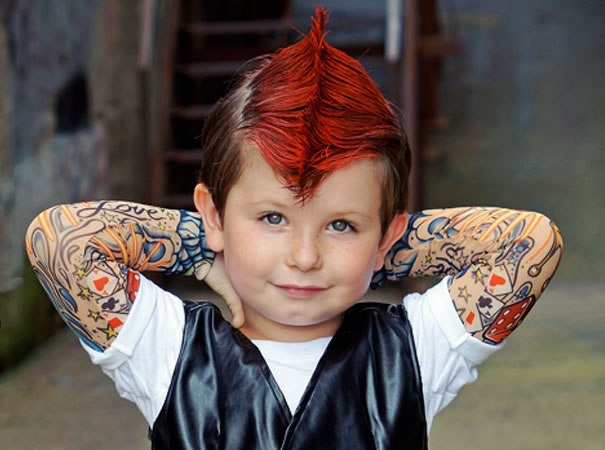Roupas Tattoo Para Adultos e Crianças - Lançamento