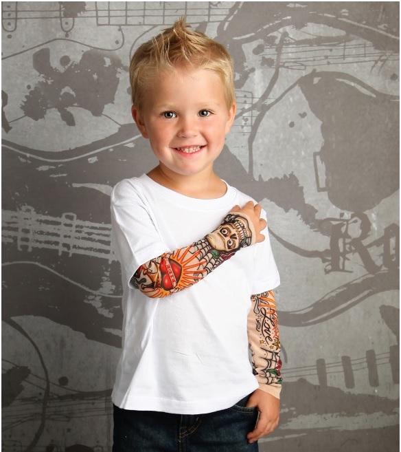 Roupas Tattoo Para Crianças - Lançamento