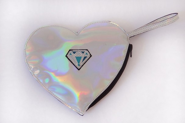 Bolsas Metalizadas Tendência coração