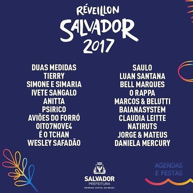 Réveillon Em Salvador 2017 Atrações