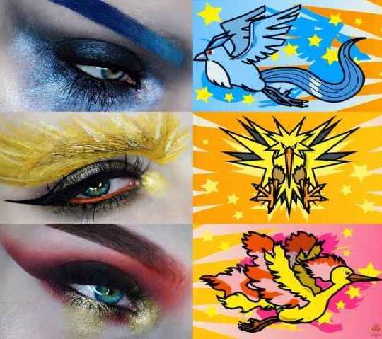 Sombra Pokémon Go – Maquiagem de olho