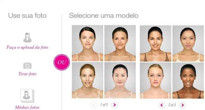 Escolher Maquiagem – Simulador Online