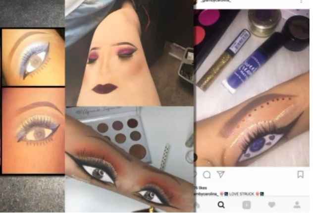 Maquiagem Na Coxa- Novidade Instagram