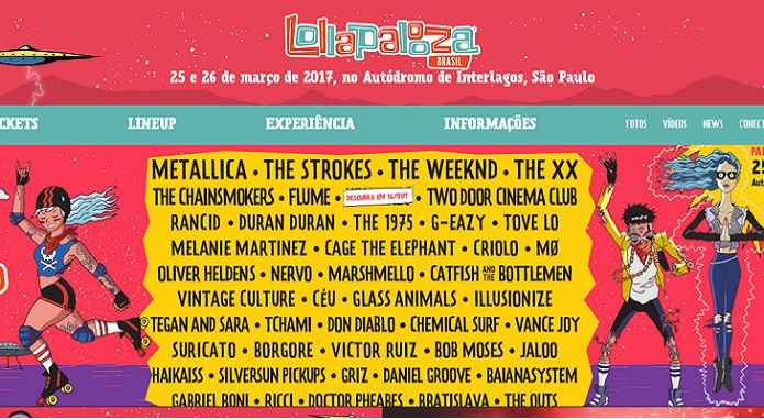 Lollapalooza Brasil 2017 – Atrações e Ingressos