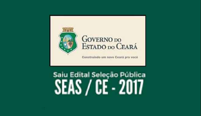 Concurso no SEAS do Ceará – Inscrições
