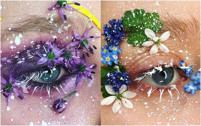 Maquiagem Artística Com Flores – Como Fazer