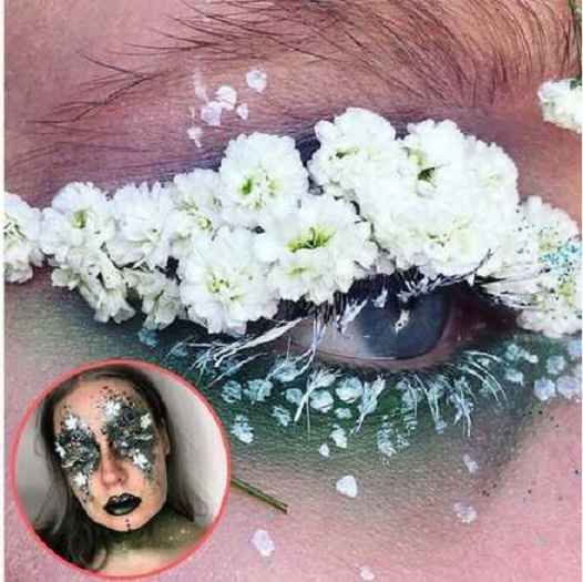 Maquiagem Artística Com Flores – Como Fazer