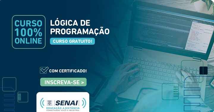 Curso On-Line Lógica de Programação no SENAI - Inscrição