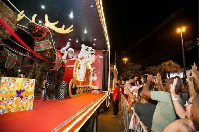 Caravana de Natal da Coca-Cola 2017 - Trajetos
