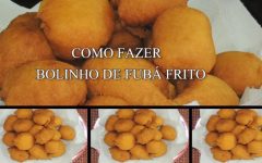 Bolinho de Fubá Frito – Receita e Vídeo