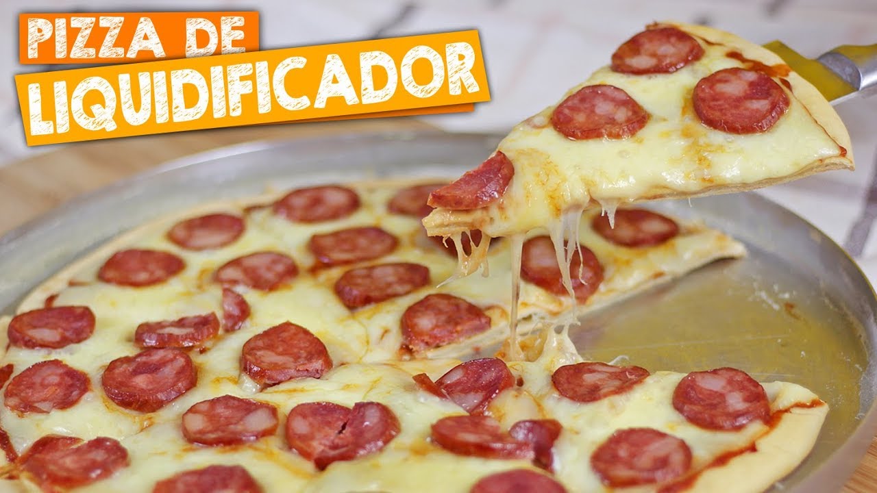 Pizza De Liquidificador Fácil – Vídeo
